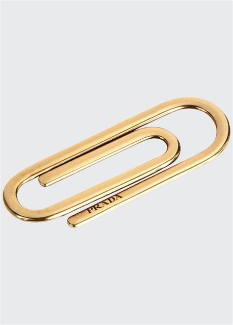prada sterling silver money paper clip